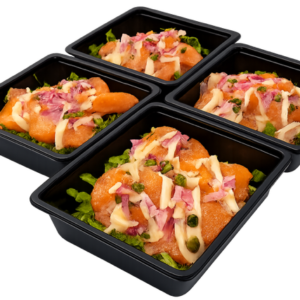 Zalmcarpaccio met Rucola & Truffeldressing